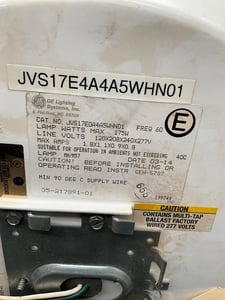 General Electric JVS17E0A4A5WHN01 LED DOME LIGHT FIXTURE SURFACE MOUNT USED