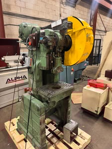 15 Ton, Rouselle #2, Punch Press, 11" x 17" bed, 7-3/4" shut height, 2" stroke, 1-1/2" adjustment, 170 SPM