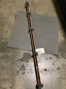 STI/Omron #MS46SR-30-1745-Q2-R-NC-FP, Safety Light Curtain Receiver, 68.7" protected height, 30 mm