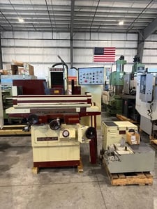 6" x 18" Chevalier #FSG-618AD, automatic surface grinder, 8" x 1/2" x 1-1/4" wheel, 16-82 FPM, hydraulic