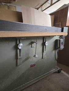 6" x 158" PMC #152, edge sander, new sanding belt