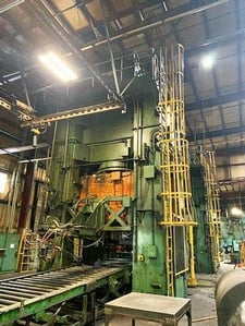 4000 Ton, Danly #H-4000-92-84, hydraulic press, 60" stroke, 81" daylight, 92" x84" bed