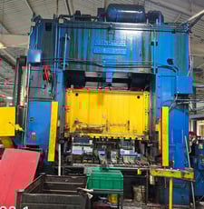 400 Ton, Minster #SC2-400-84-48, straight side double crank press, 8" stroke, 26.2" Shut Height, 6" adj.