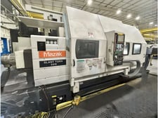Mazak #Slant-Turn-50NRB, CNC slant bed lathe, 31.7" swing, 28" diameter x 81" L max, 750 RPM, 50 HP, 12 tool
