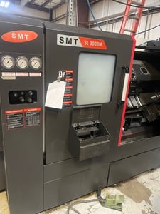 Samsung #SMT-SL-3000M, CNC Lathe, 25.6" swing, 16.9" dia x 21.7" L max, 12" chuck, 3k RPM, 35/25 HP, 12 tool