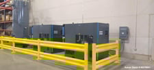 731 cfm, 101 psi, Dual Atlas Copco #GA110-VSD+FF, Rotary Screw Compressors, VSD, w/ Receiver