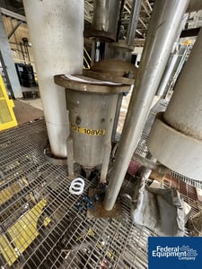 40 gallon Trumbo, Reciever Tank, Stainless Steel, 100psi, 18" diameter x 32" straight side, dish top & bottom