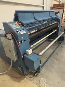 84" Rosenthal #WAS-7-HUJEAACPLC, Sheeter, 30" outside dimension roll capacity, 3" air shaft, Allen-Bradley