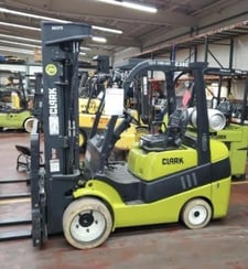 6000 lb. Clark #C30C, Forklift, 95" lift height, 8280 hours, 2017