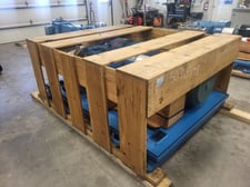 55 GPM @ 870 psi, Union #TD-120, Triplex Reciprocating Pump, 4.25" stroke, 2" steel plungers, SS316 fluid