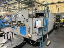 0.47" x 3.93" Nakashimada #PF-1280, 2-Die Cold Header, 3-blow, 40-80 pieces/min., 2-plane wire straightener