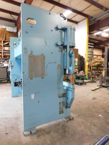 135 Ton, Niagara #HBM-135-8-10, hydraulic press brake, 10' overall, 102" between housing, 8" stroke, 7"