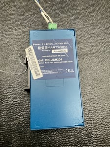 ADVANTECH BB-USH204 Industrial USB 3.2 Hub 4-Port DIN Rail USED