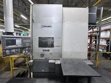 32" Okuma #V80R, vertical turret lathe, 39.37" sw, OSP-P200L, 2008
