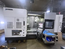 Okuma #Multus-U4000-2SW/2000, B-Axis CNC lathe, 4.41" bore, OSP-P300S, 80 ATC, Renishaw RMP60 part probe, 2015