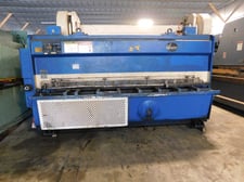 3/8" x 10' Atlantic #HDS10X3/8, shear, 39" Back Gauge