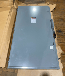 400 Amps, Square D #H365N, Safety Disconnect Switch, 3P, 600 Volts, 3Ph, 350 HP, unused