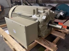 400 HP 1800 RPM General Electric, Frame 449T, TEFC BB, 460 Volts, New