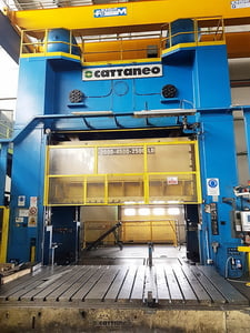 2000 Ton Cattaneo #SE4-200-4500-2500-LD, Link-Belt Drive Press, 24" stroke, 47" Shut Height, 12" adj., 10-20