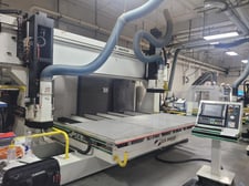 Onsrud #148E24CH2, fixed table moving gantry dual head CNC router, 12 ATC, 98" X, 60" Y, 14" Z