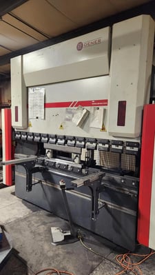 Dener #DSXL100, hydraulic press brake, Gooseneck punch and 4-way die, 2015
