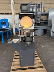 14" Gage Master #29GMX-Plus, optical comparator, 14.5" x 4" table, 120 V., 1-phase