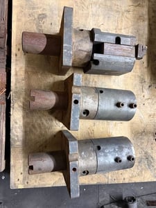 Boring Mill Tool Holders, 2.7" shank w/ 5-3/4" square built pattern flange