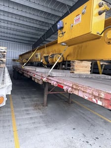 15 Ton, P & H #15-Ton, Overhead Bridge Crane, (2) 7.5 Ton Hoists, 53' width, 14' Lift height