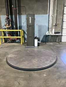 Lantech #Q-300, Shrink Wrap Machine, 99" Turntable diameter, 92" Tower height, 2008