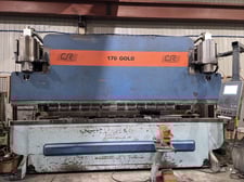 170 Ton, Tirrena Machine #G-170-41, Press Brake, 4-Axis Backgauge, 12' max Bending length, 10' between