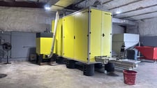 Hamos #KWS-2522-2, Corona Electrostatic Separator, 1.3 metric tons/hr. Throughput, 0.08"-0.4" Input Size, 100