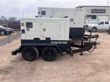 40 KW HiPower #JD4045, portable diesel generator set, 208/480 Volts, Tier 4