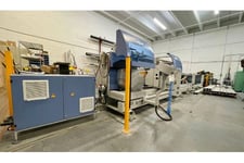 Haffner #TT-425, Profile double head miter saw, 13.1' x 19.6' x 24.6', 5.4 HP, 3400 RPM, 18.7' diameter, 2024