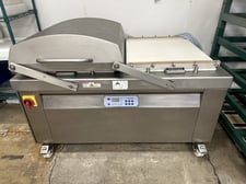 Multivac #C500, Double Chamber Vacuum Packaging Machine, 25.98" bar, 2 chamber, 2017