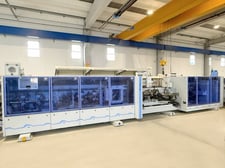 Homag #KFL-610/20/E3, Single Side " Softforming" Squaring and Edge Bander, LH, 2.4" thick panel, 131 FPM