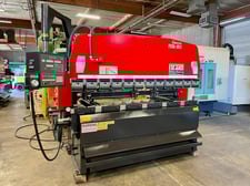 80 Ton, Amada #RG-80, Hydraulic CNC Press Brake, 8' overall, 80.8" between housing, 15.8" throat, 3.9"