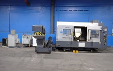 Okuma #Multus-B300-W, CNC Lathe, OSP-P200L Control, Chip Conv., probe, 2008