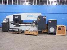 20 Ton, Strippit #S-1212/128649, CNC Turret Punch, 460 V., Fanuc 18i-PB, 2011