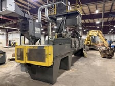 Pangborn #ES-1845, screw type axile/shaft shot blast machine, 25 HP, 2015