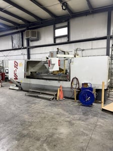 Haas #VF-10/40, vertical machining center, 20+1 automatic tool changer, 120" X, 32" Y, 30" Z, 7500 RPM, #40