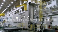 Image for Ingersoll #HB12, 6-Axis horizontal boring mill, 531.5" X, 187" Y, 39.4" Z, 39.4" W, 78.8" V, 360° continuous B-Axis, #50, Heidenhain & inductosyn external scales