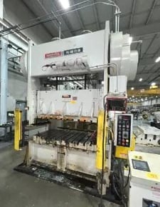 150 Ton, Niagara #PN-150-72-36, double crank gap frame press, 6" stroke, 22" Shut Height, 5" adj., 40-60 SPM