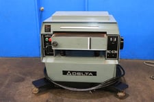 24" x 9" Delta #RC63-63N, woodworking planer, 25" x 35" table, 20-60 FPM, spiral / helical cutting head