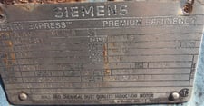 125 HP 3570 RPM Siemens, Frame 444TS, TEFC, 460 Volts, 1.15 service factor, Ball, offered electrically OK or