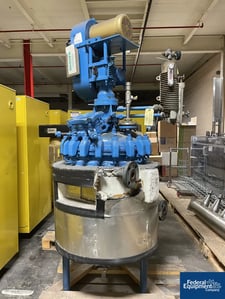 30 gallon Pfaudler, Reactor, 316 Stainless Steel, 45/80 psi, 20" diameter x 20" straight side, dish lid &