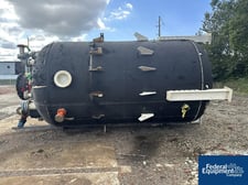 5,100 gallon Pfaudler #CV96-5100-90, Glass Lined Vertical Chemstore Receiver, 90 psi, 96" diameter x 143"