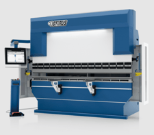 44 Ton, Otinus #PBO-1604-OT41, Hydraulic Press Brake, 8" throat, 4" stroke, 12" daylight, 43" between