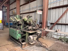 Peddinghaus #AFCPS-645-L, Anglemaster Angle Line, 6" x 6" x 1/2", 40' infeed, 12' table, 1997