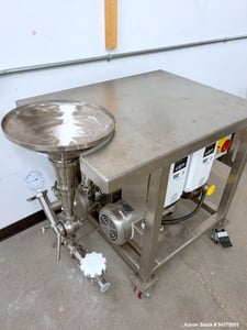 Fristam #25-53, Powder Blending System, 300 lb/min Induction, 150 GPM, Stainless Steel, casters, Unused, 2024