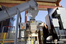 Schutte #44-24-301B, Hammer Mill, Hopper, 125 HP, 1800 RPM, 4 TPH, 7 BPM, VFD, Baghouse & 30 lb Bagging Line